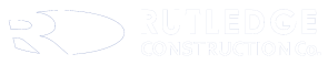 Rutledge Construction Company Logo (White)
